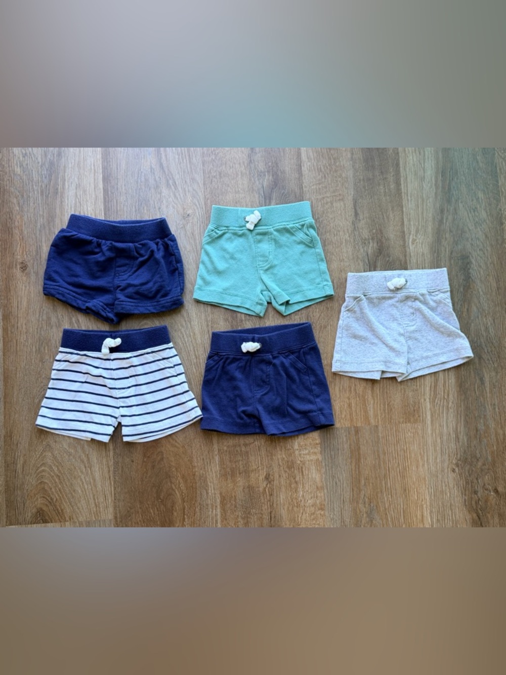 CARTER’S | Baby Shorts Bundle | Cotton Pull On Shorts | 5 Piece Lot